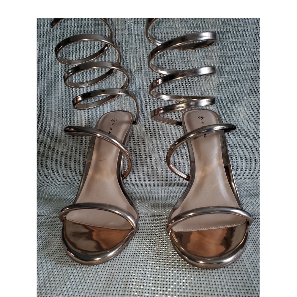 Rose gold heels
